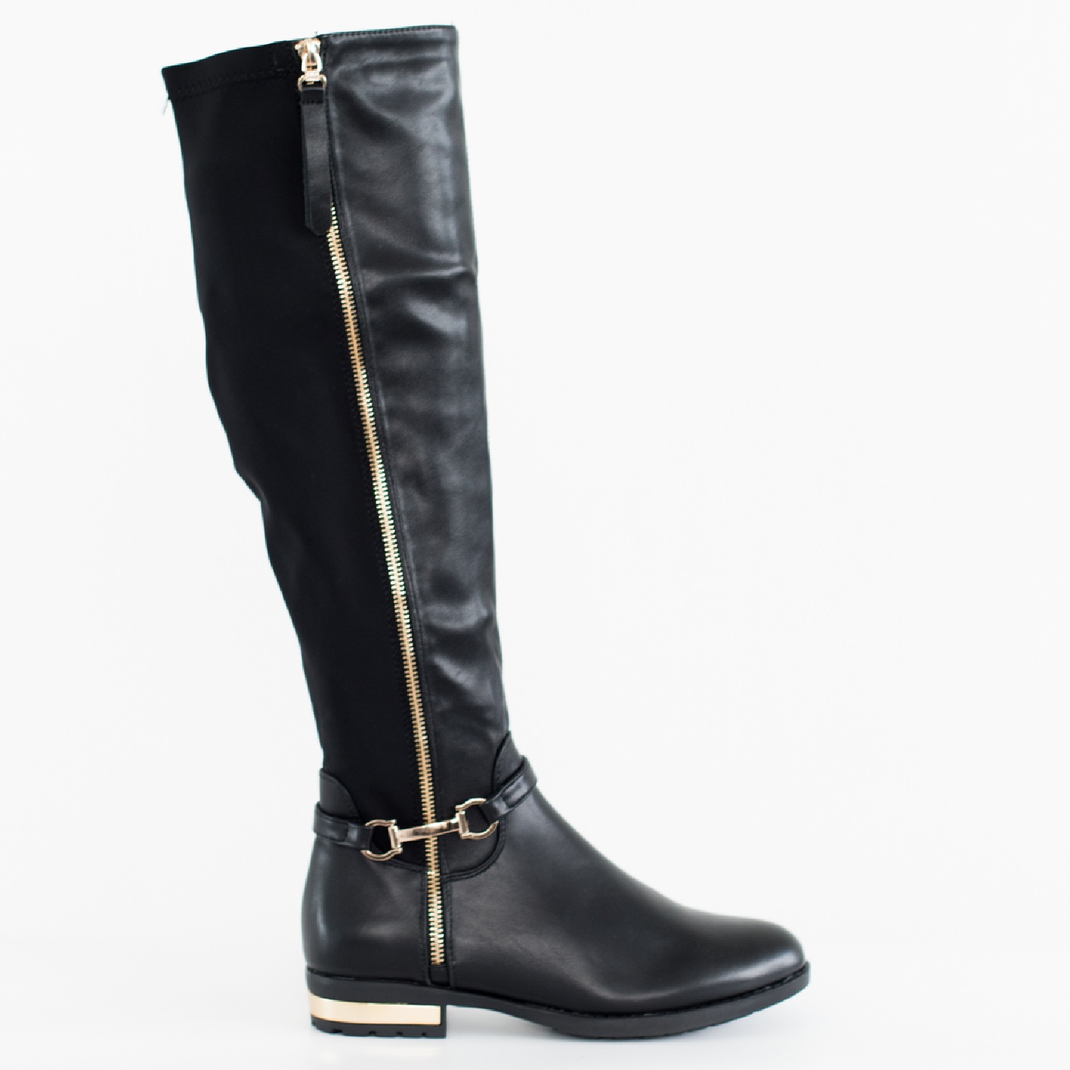 knee high skinny leg boots